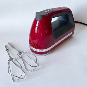 KitchenAid Red Professional 9-Speed Electric Portable Handheld Mixer KHM920QGC0